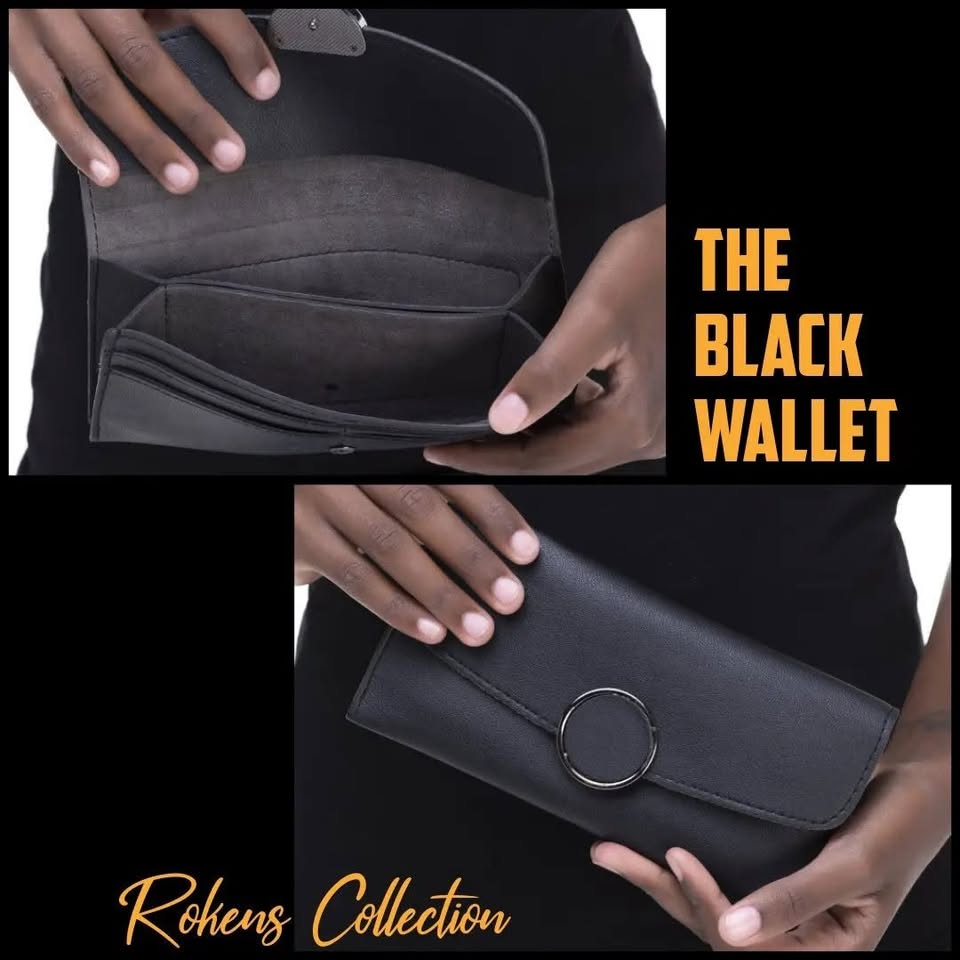 Genuine Leather Wallet - Black
