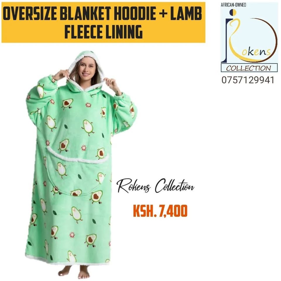 UNISEX Oversize Blanket Hoodie