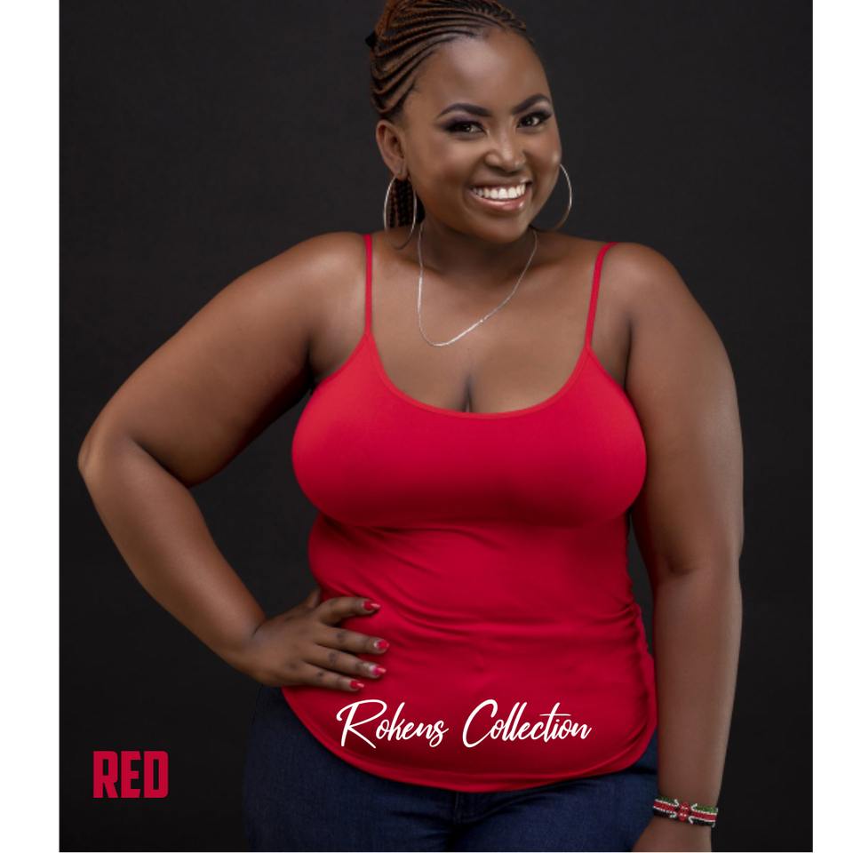 Spaghetti Strap Top- Red