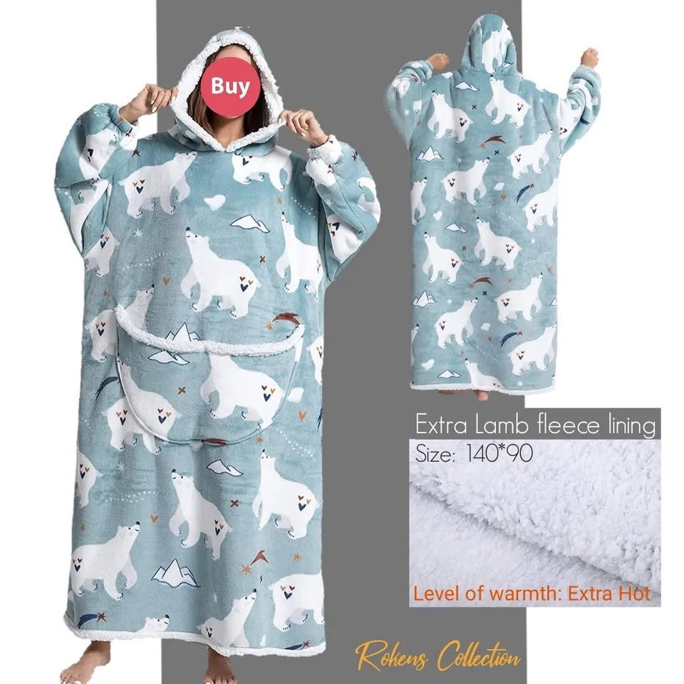 UNISEX Oversize Blanket Hoodie