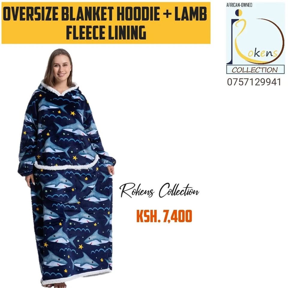 UNISEX Oversize Blanket Hoodie