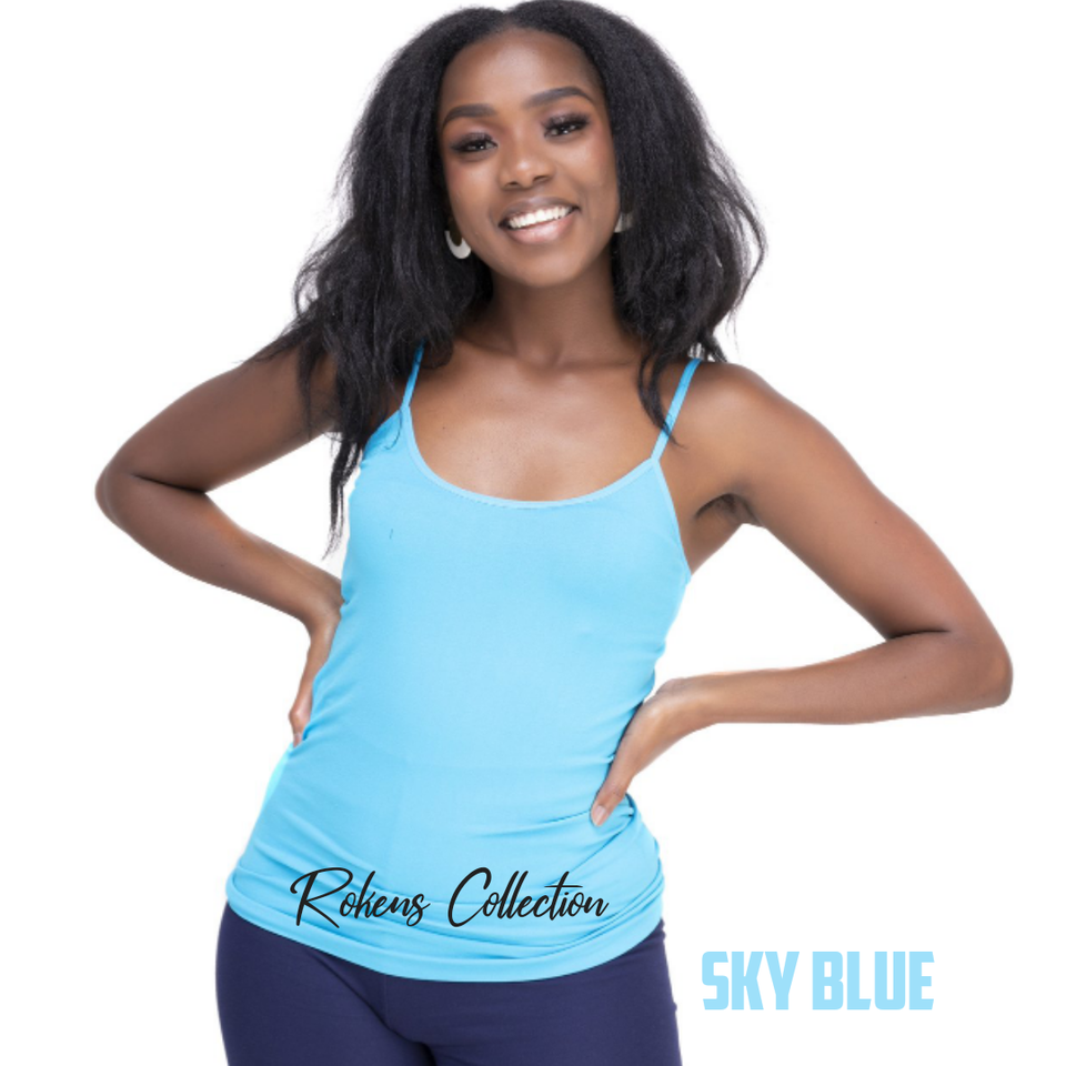 Spaghetti Strap Top- Baby Blue