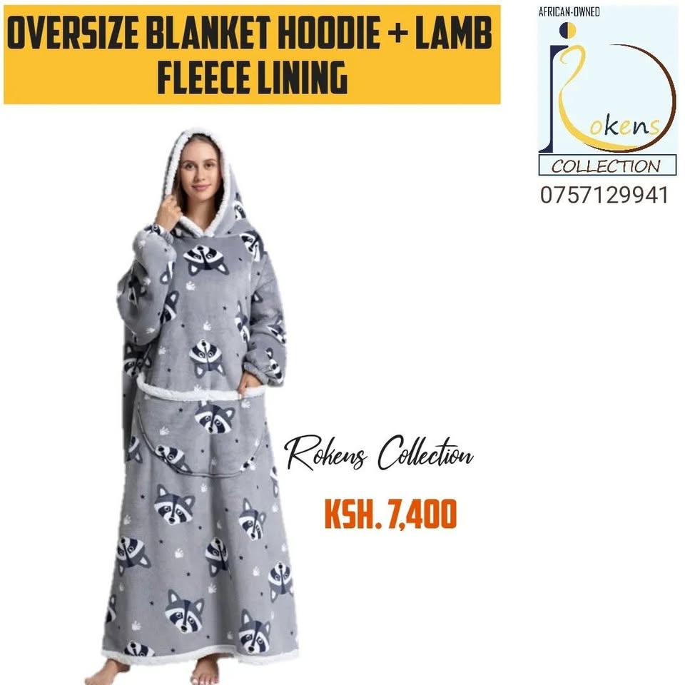 UNISEX Oversize Blanket Hoodie